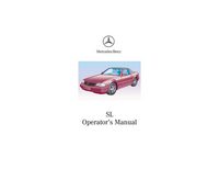 2000 Mercedes-Benz SL Class Owner's Manual