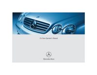 2004 Mercedes-Benz CL Class Owner's Manual