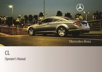 2009 Mercedes-Benz CL Class Owner's Manual