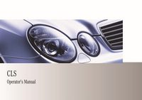 2009 Mercedes-Benz CLS Owner's Manual