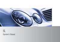 2009 Mercedes-Benz SL Class Owner's Manual