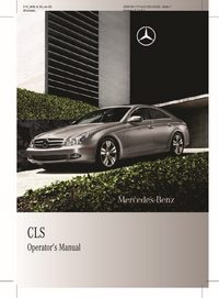 2010 Mercedes-Benz CLS Owner's Manual