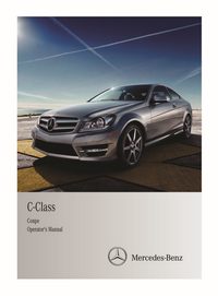 2011 Mercedes-Benz C Class Coupe Owner's Manual
