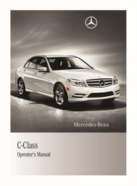 2011 Mercedes-Benz C Class Owner's Manual