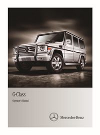 2012 Mercedes-Benz G Class Owner's Manual