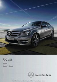 2013 Mercedes-Benz C Class Coupe Owner's Manual