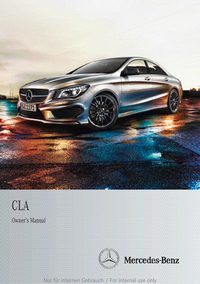 2013 Mercedes-Benz CLA Owner's Manual