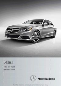 2013 Mercedes-Benz E Class Owner's Manual