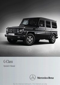 2013 Mercedes-Benz G Class Owner's Manual