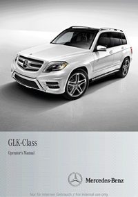 2014 Mercedes GLK 350 Owner's Manual