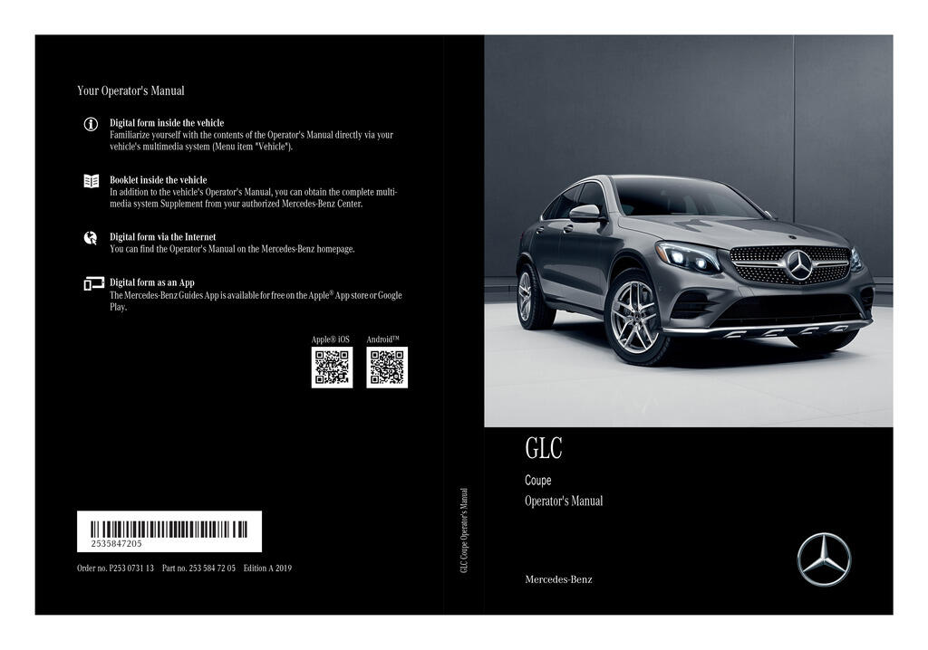 2019 Mercedes GLC 300 Owner's Manual