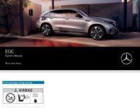 2021 Mercedes-Benz EQC Class Owner's Manual