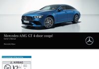 2022 Mercedes-Benz AMG GT Owner's Manual